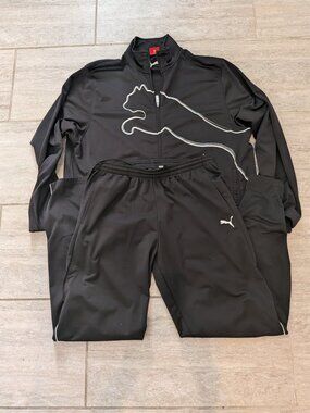 Puma Sport Lifestyle Mens Track Jacket XXL pants XL Adjustable Drawstring